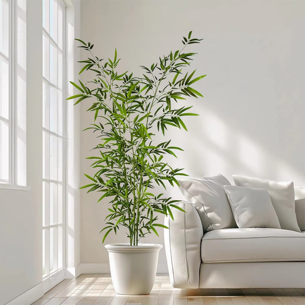 Artificial Green Bamboo PU+PVC - Ficus Lyrata Tree recension och pris