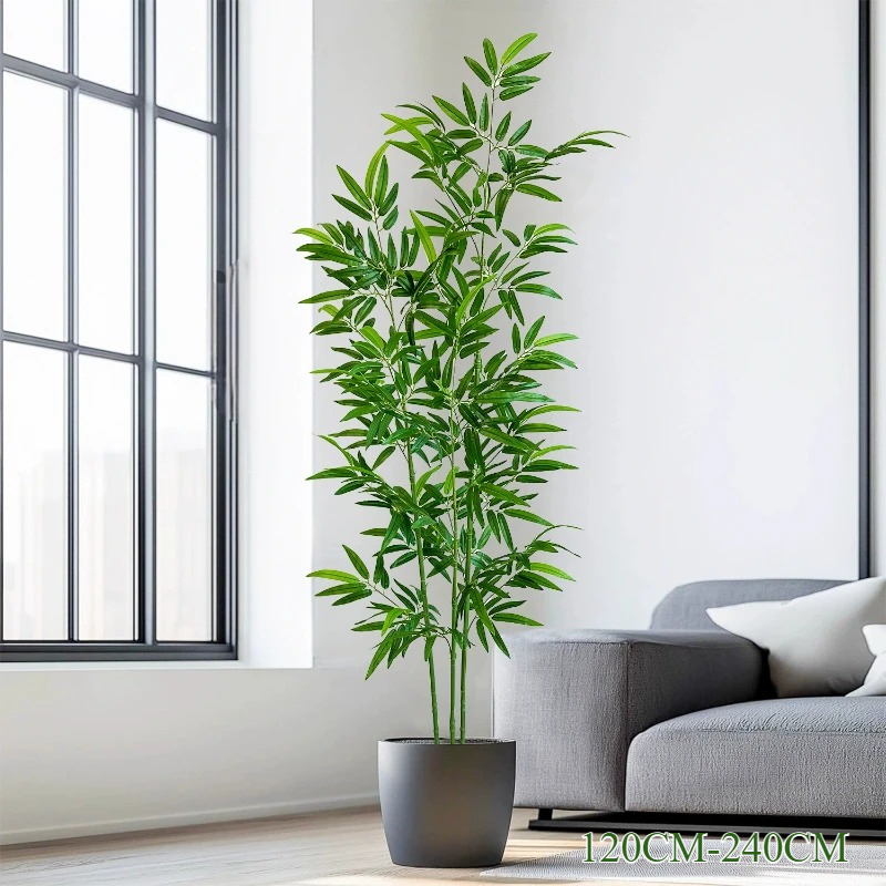 Artificial Green Bamboo Fadele - Ficus Lyrata Tree recension och pris
