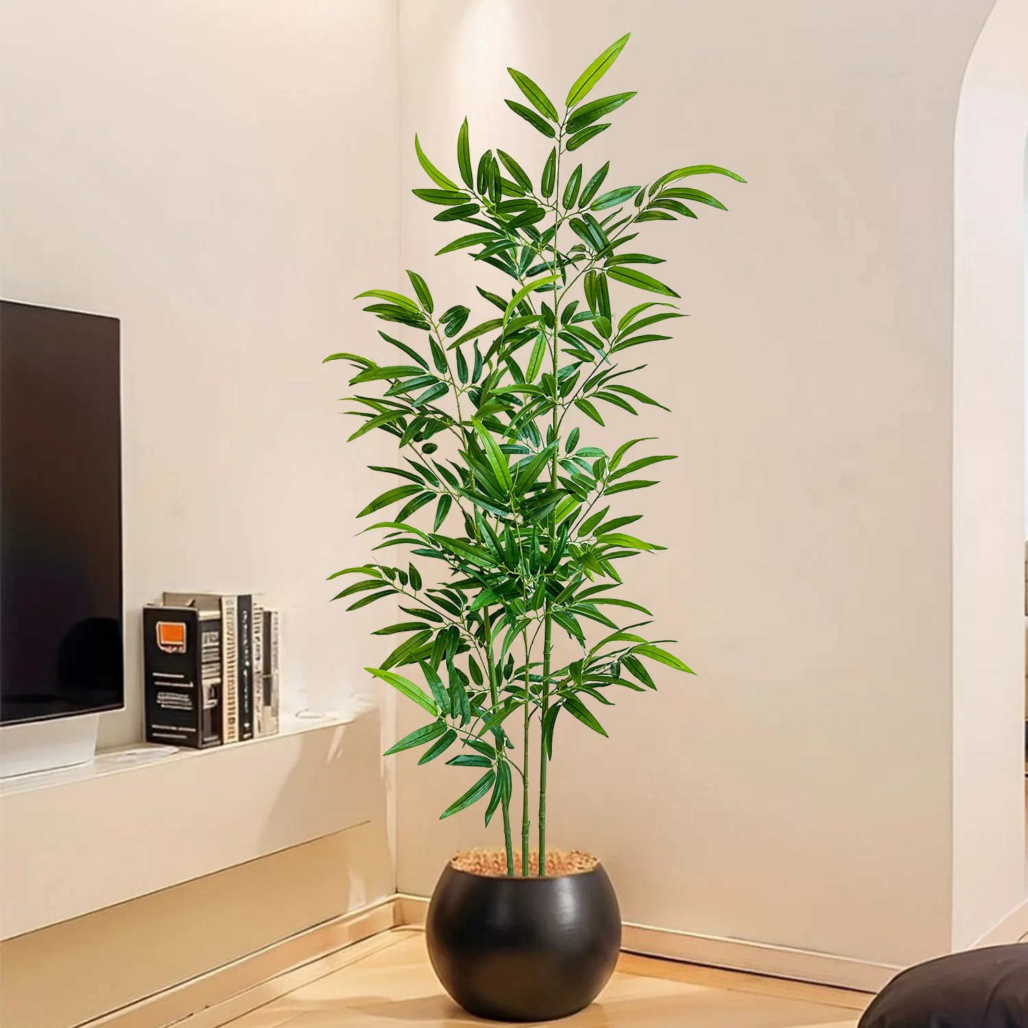 Artificial Green Bamboo Fadele - Ficus Lyrata Tree recension och pris