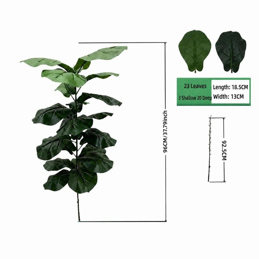 9/15/23 Leaves Artificial Ficu - Ficus Lyrata Tree recension och pris